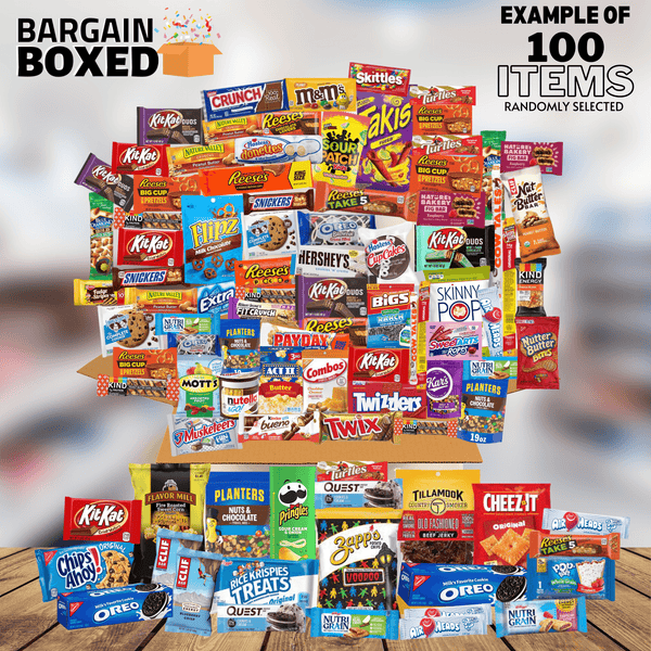 The Bargain Food Box Discount Snack Box, Full Size Candy Bars In Bul