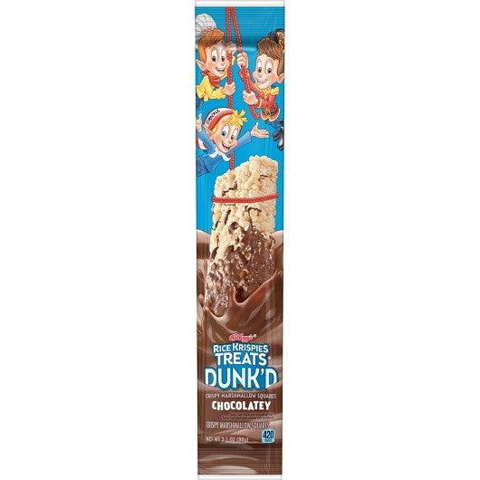 Rice Krispies Treats Dunk'd Chocolatey Crispy Marshmallow Squares, 3.1 oz