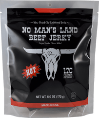 No Man's Land Hot Beef Jerky - 6 oz