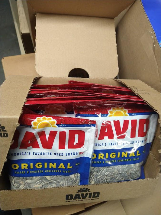 Discount Original David Sunflower Seeds 5.25 oz | 24 Count | Post Dated