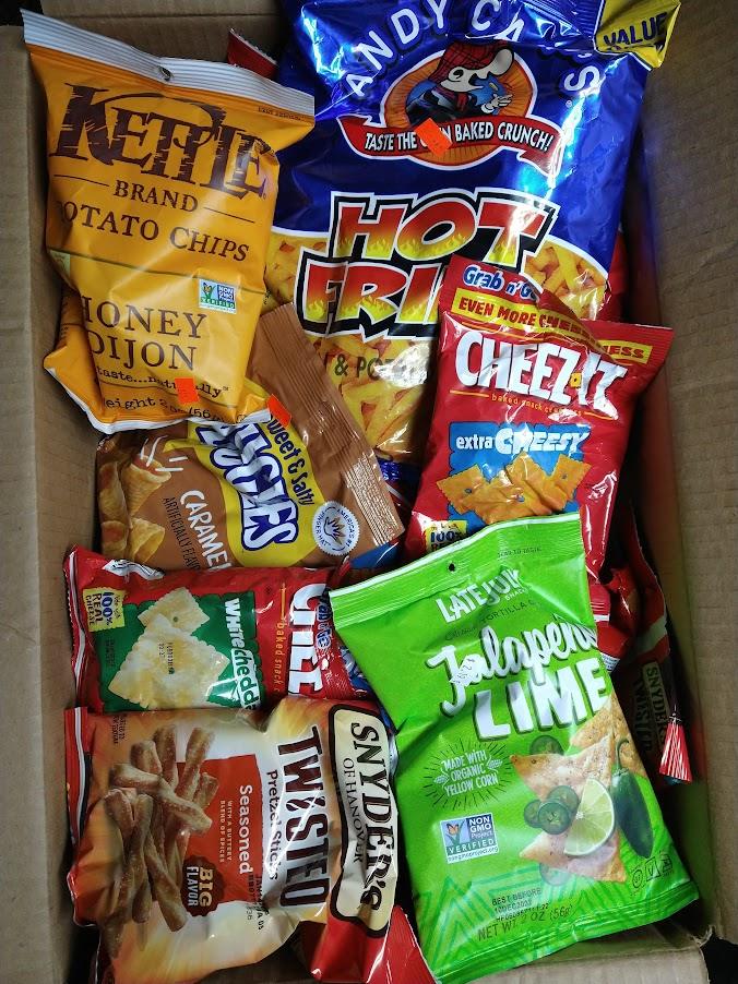 Chip Mix Bargain Box - Variety Mix 50 Items - BargainBoxed.com