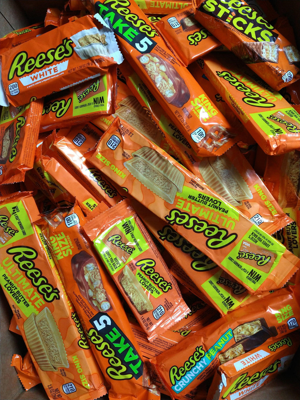 Bulk Reese's Variety Mix Bargain Box - 50 Items - BargainBoxed.com