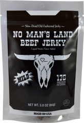 No Man's Land Mild Beef Jerky 3 oz