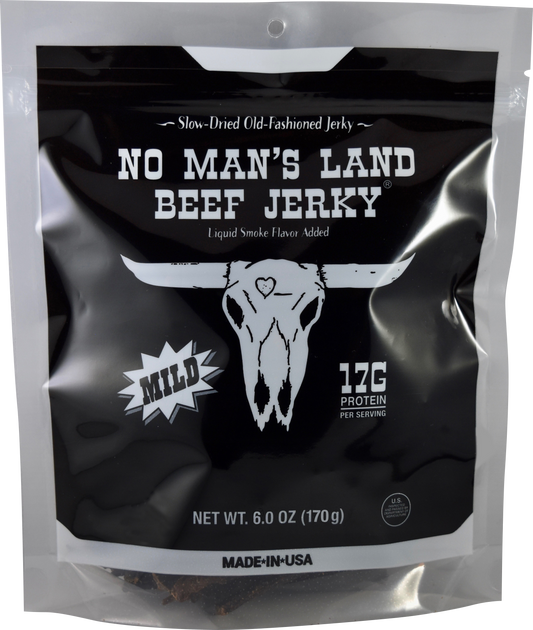 No Man's Land Mild Beef Jerky - 6 oz