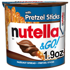 Nutella & GO! Hazelnut and Cocoa Spread With Pretzel Sticks 1.9 oz