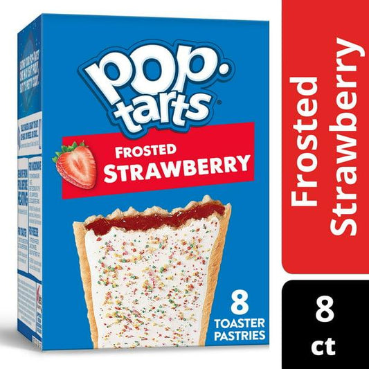 Pop-Tarts Frosted Strawberry Breakfast Toaster Pastries, 13.5 oz, 8 Count