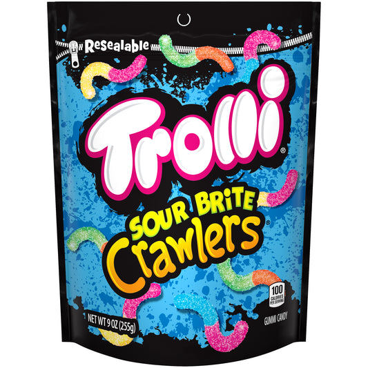 Trolli Sour Brite Crawlers, 9 Oz., Resealable Bag