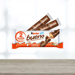 Bulk Kinder Bueno Milk Chocolate & Hazelnut Candy Bars