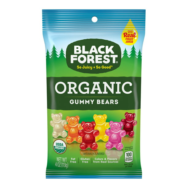 Black Forest Organic Gummies Bears, 4 Oz