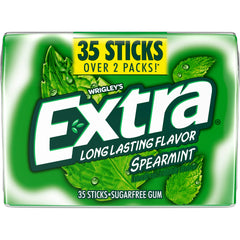 Extra Spearmint Sugar Free Chewing Gum Pack - 35 Count