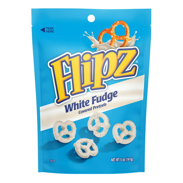 Flipz White Fudge Dipped Pretzels, 5 oz