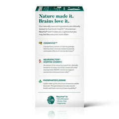 Neuriva Ultra Nootropic Brain Supplement for Mental Alertness, Memory, Focus & Concentration 60ct Capsules - BargainBoxed.com
