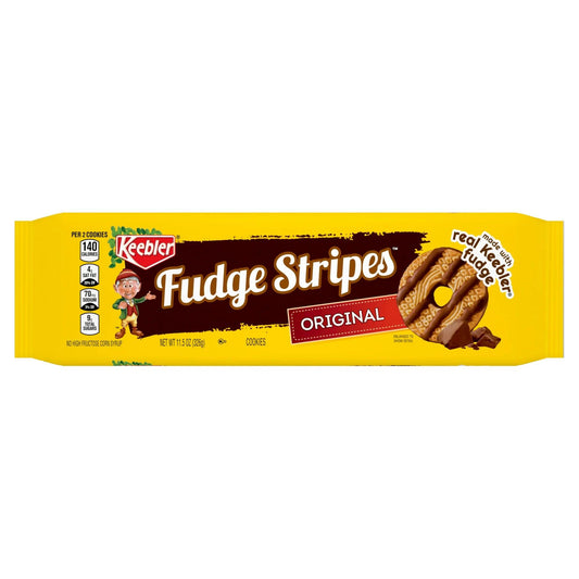 Keebler Fudge Stripes Original Cookies, 11.5 oz Package