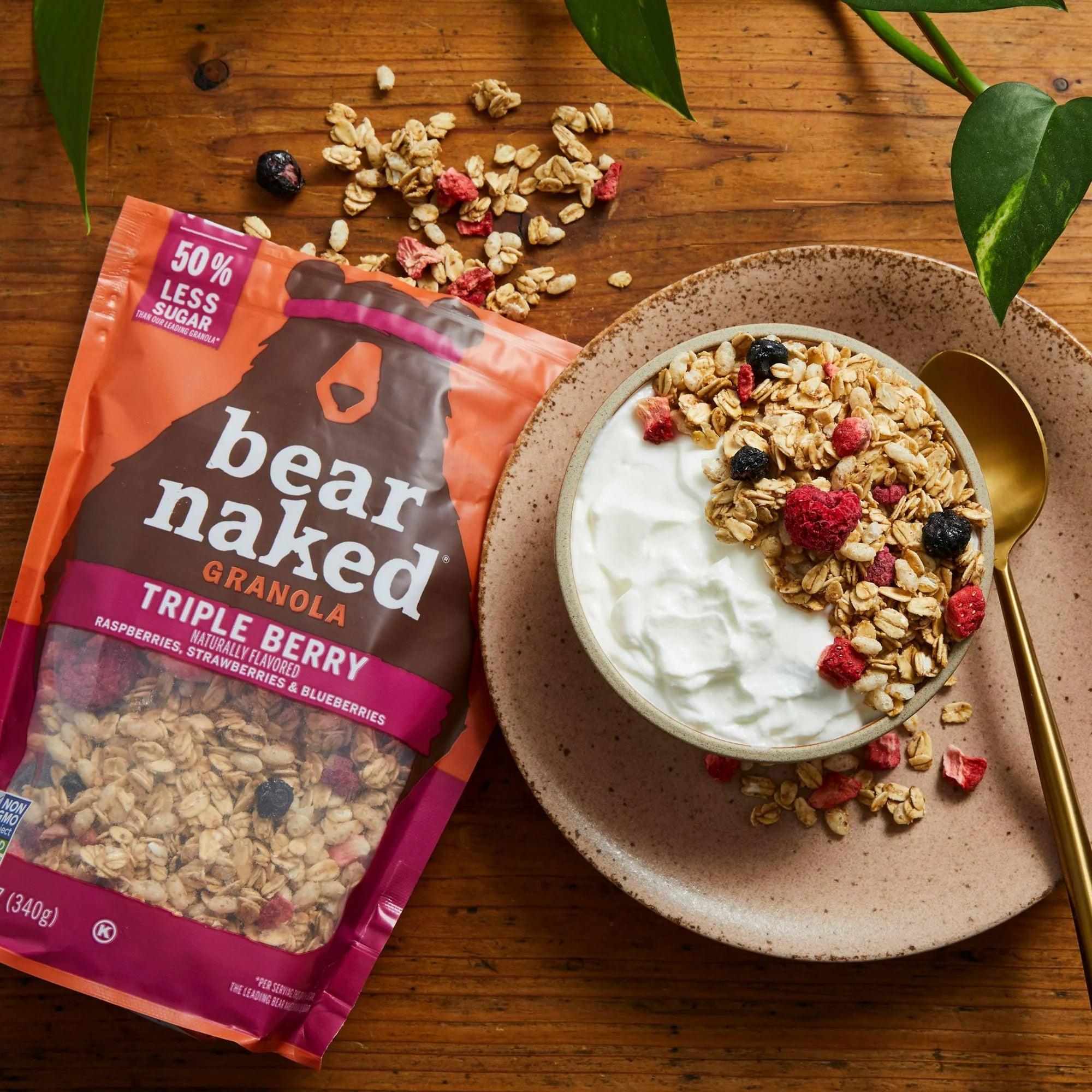 Bear Naked Triple Berry Granola Cereal, 12 oz Bag