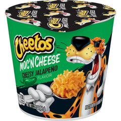 Cheetos Mac 'N Cheese, Cheesy Jalapeno Flavor, 2.25 oz Cups, 12 Count