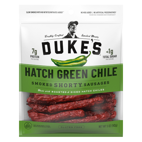 Duke's Hatch Green Chile Smoked Shorty Sausages 5 oz