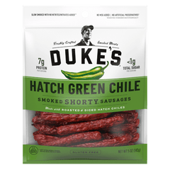 Duke's Hatch Green Chile Smoked Shorty Sausages 5 oz