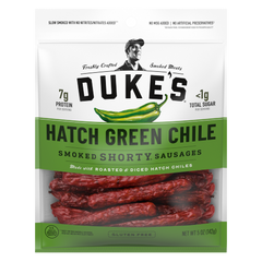 Duke's Hatch Green Chile Smoked Shorty Sausages 5 oz