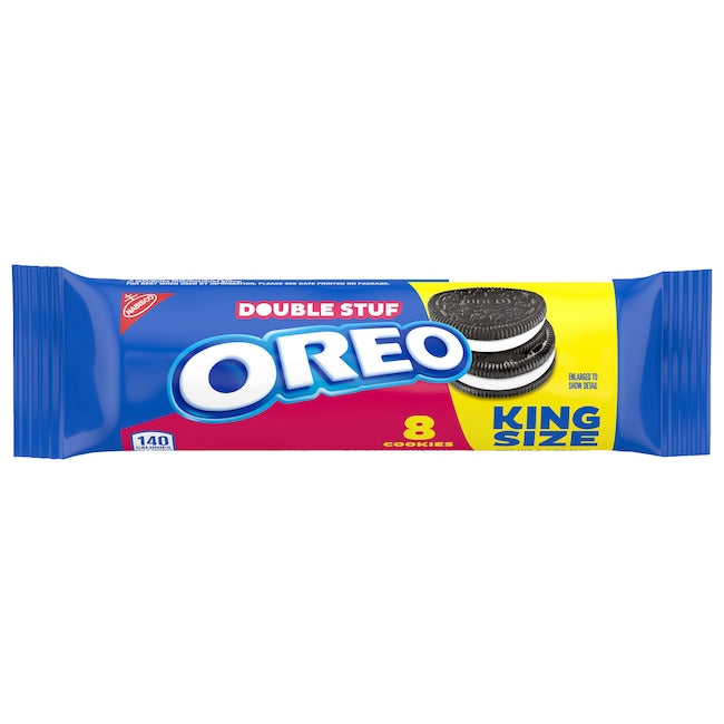 King Size Oreo Double-Stuf Snack Cookies, 8 Count, 4.1 oz