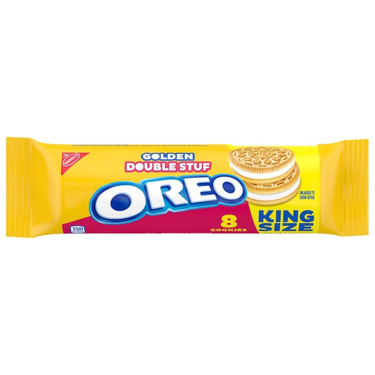King Size Oreo Golden Double-Stuf Snack Packs, 8 Count, 4 oz